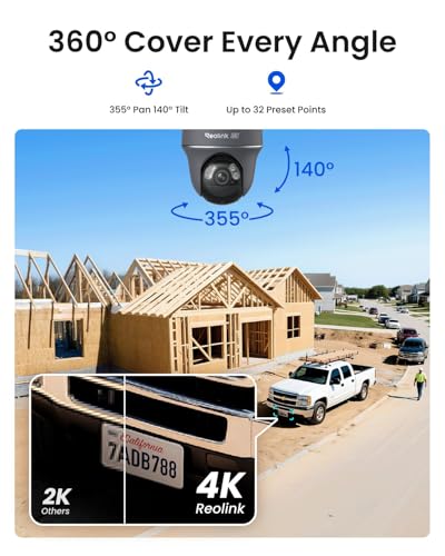 Image of REOLINK 4K Solar Security Cameras Wireless Outdoor, 4G LTE Cellular Camera