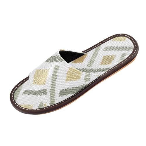 GuoChe Bedroom Shoes Indoor Outdoor Ultralight Lightweight Spa Slippers for Hotel Travel Party Ikat Tye Die