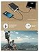 myCharge Adventure Camping Portable Charger Power Bank 10050mAh Rugged Outdoor External Battery Pack with Carabiner Clip - USB Accessories, Bluetooth Speaker, Cell Phone (iPhone, Android for Samsung)