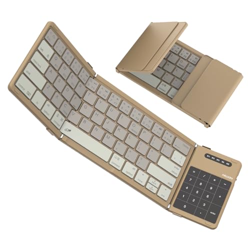 Nillkin 折りたたみキーボード ブルー Nillkin Cube ポケット折りたたみ式 Bluetooth キーボード（タッチ