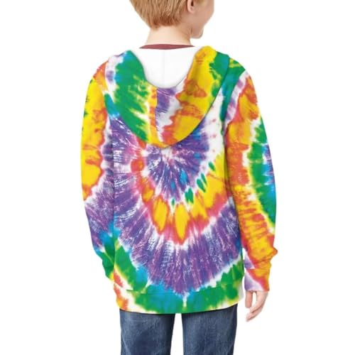 Pinupub 6-16 Years Kids Zip Up Hoodie Coat For Boys Girls Cute Long Sleeve Winter Hoodies Jacket4