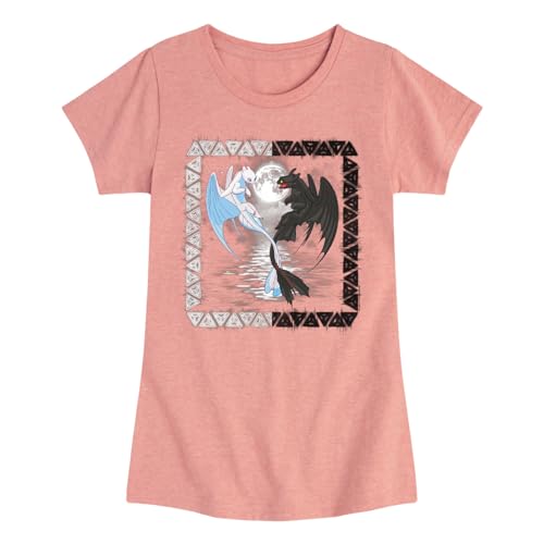 How to Train Your Dragon - Tootless and Luna - Girls Fiited Tee