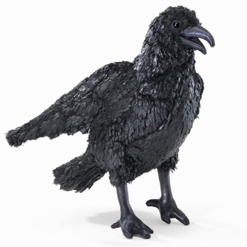 Crow/Krähe 3209 Folkmanis Handpuppe, Schwarz
