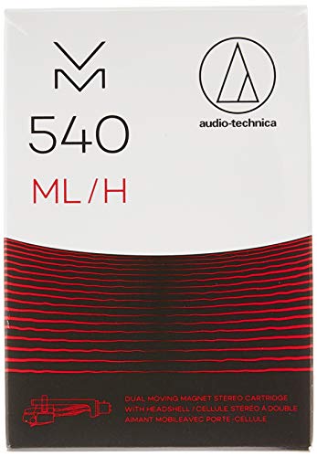 Audio Technica VM540ML/H Dual Moving Magnet Phono Cartridge/Headshell Combo Kit with MicroLine Stylus 1/2″ Mount (Black/Red) - Les Beatles, Paul McCartney, John Lennon, RIngo Starr, George Harrison Audio Technica VM540ML/H Dual Moving Magnet Phono Cartridge/Headshell Combo Kit with MicroLine Stylus 1/2" Mount (Black/Red) – Image 3