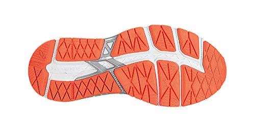 ASICS ASICS Women's Gel-Fortitude 7 Running Shoe, Silver/Fiery Coral/Aqua Mint, 6.5 D US