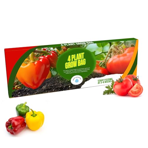 STAR SUPPLIES Fruit & Vegetables 4 Plant Grow Bags