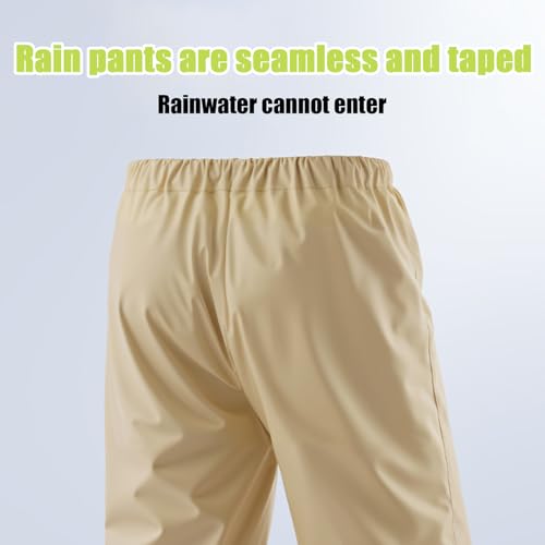 Mono con capucha reutilizable transpirable y traje de lluvia impermeable 7