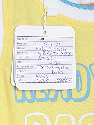Image of miniklub Girls Yellow Printed Round Neck T-Shirt