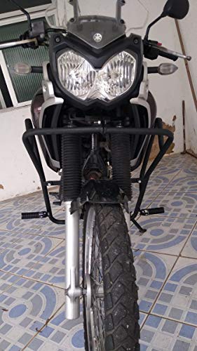 Protetor Carenagem Motor Tenere 250 Com Pedaleira + Par Led