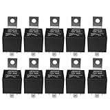 10 Pcs 5 Pin 12V Relay Switch (SPDT) (30/40 Amp) 12 Volt Automotive Relay for Automotive Fans