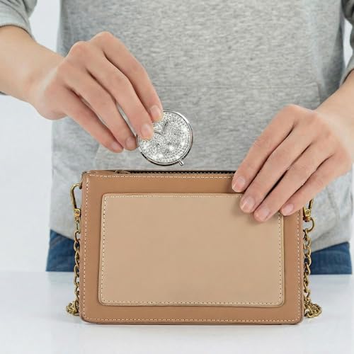 Image of Medicine Organizer Box Butterfly Pocket Pharmacy Bling Travel Pill Case Box for Purse Mini Pill Holder Organizer Small Pills Container for Vitamin(White)