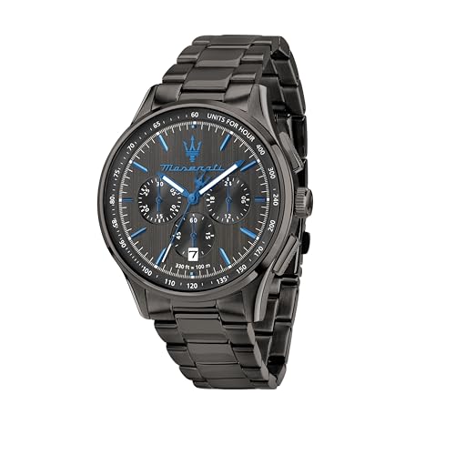 Maserati Reloj de Hombre, Cronógrafo, Analógico, 42 mm, Colección Dark Edition, Dark Gun - R8873654002