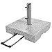 Doppler SL-AZ Granit Auszieh-Griff 72kg Sonnenschirmständer, grau