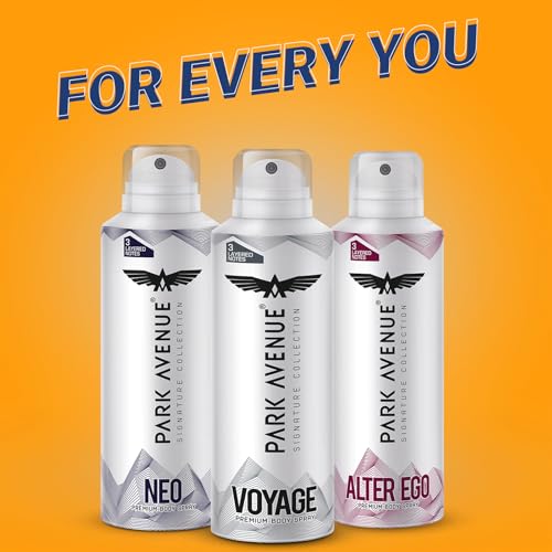 Image of Park Avenue Men Voyage Signature Collection | Deodorant for Men | Fresh Long-lasting Aroma | 220ml Each (Pack of 3)