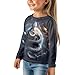 WELLFLYHOM Snake Tops for Boys 7-8 Long Sleeve Shirt Novelty Space Planet Graphic T-Shirt Crewneck Pullover Top Athletic Sweatshirts Running Walking Tees Fall Outfits Cute Blouses