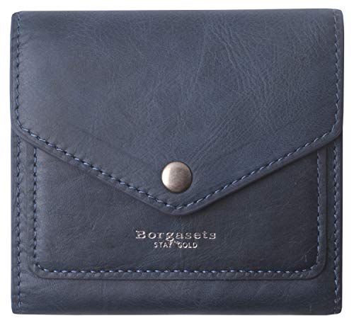Image of Small Wallet for Women Genuine Leather RFID Blocking Card Holder Organizer Pocket Compact Bifold Ladies Mini Purse