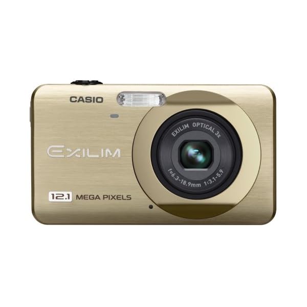 Casio EXILIM EX-Z90 GD Digitalkamera (12,1 Megapixel, 3-Fach Opt. Zoom, 6,9 cm (2,7 Zoll) Display) Champagner – Bild 3