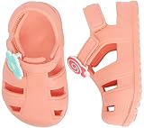 ChayChax Toddler Classic Fisherman Sandals Boys Girls Closed Toe Water Pool Beach Sandal Naturally Splay,Peach Pink，3 Toddler
