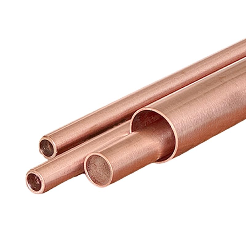 1pc Copper Tubing Hollow Round Pipe Straight Tube