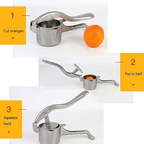image for LLPP Premium Metal Lemon Lime Squeezer, Manual Citrus Press Juicer, Co
