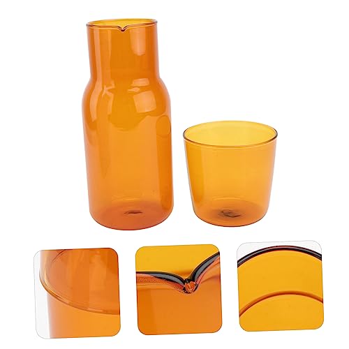 Set de vaso y tetera de vidrio transparente LABRIMP miniatura 6