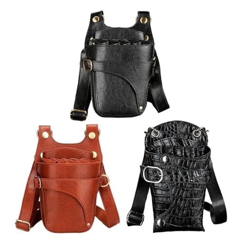 Étui pour ciseaux de coiffeur accessoire de rangement noir