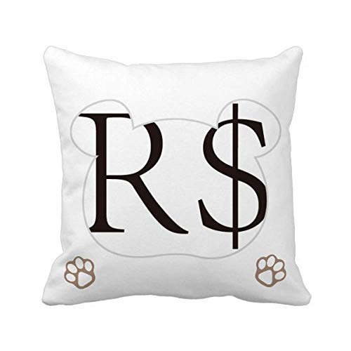 Housse de coussin Brésil ours véritable carré lavable pour protéger le canapé - 2