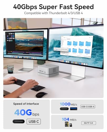 Orico Data Matrix Mini 10TB Externe Festplatte mit SSD und HDD