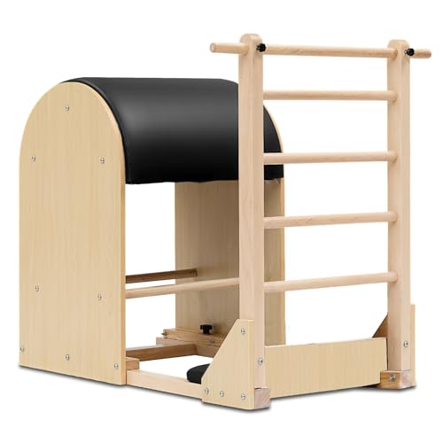 Dawot Ladder Barrel Pilates Equipment Pilates Barrel Ladder Barrel Exercise Equipment for Home Workout Yoga Fitness Gym Strength and Flexibility Use