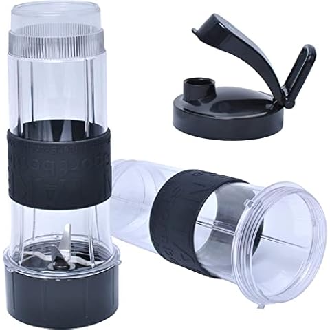 20 oz Tall Cup With Flip Top to Go Lid and Cross Blade Compatible with Magic Bullet 250W MB1001 Blender Cover