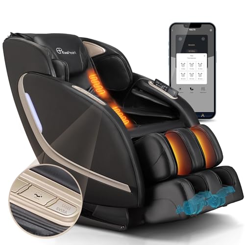 Easpearl R8079 2024 Massage Chair Full Body, Sl Track Zero Gravity Massage Chair cover
