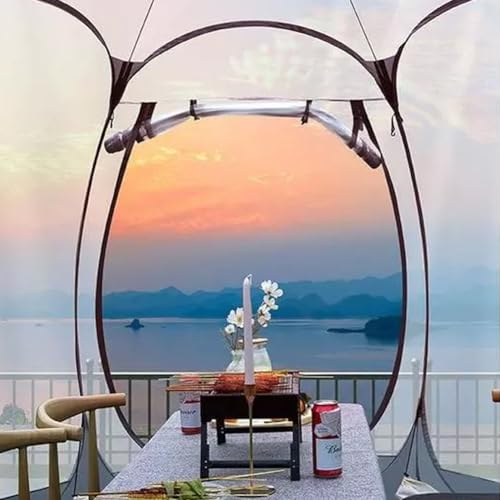 Sweet taize Dome Bubble Tent, 11.5FT/3.5m PVC Cover, Outdoor Clear Bubble House, Upgraded Garden Igloo with Transparent Window, Waterproof Clear Weather Pod for Camping,Patio, Dining Backyard, Party - Image 4