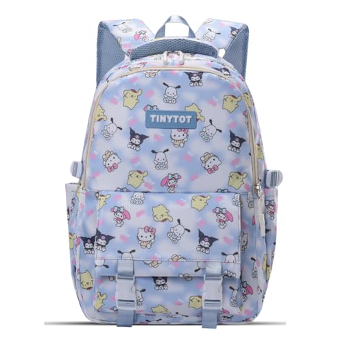 Image of Tinytot 30 Litre Japanese Korean Style School Bag Water-Resistant Laptop & Travel Backpack - Unisex Large 18 Inches Multipurpose Student Backpack for Boys & Girls, Men & Women