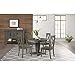A-America Huron 42" - 60" Table Top with 18" Leaf Distressed Grey