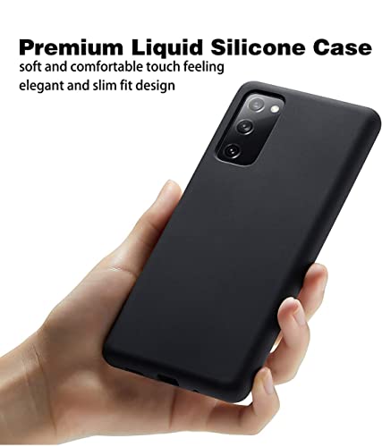Image of Mobile Back Cover Case for Samsung Galaxy S20 FE (5G),Sm-G781B (Silicone Case|CameraProtection|Black SC1510)