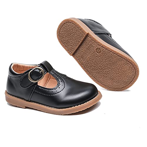 Toddler Girls Mary Jane T-Strap School Shoes Classic Dress Flats (Toddler/Little Kid)4