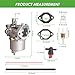 10L0L Golf Cart Carburetor Fuel Pump Kit Compatible With Club Car DS, Carryall, FE290 Kawasaki Engine Gas Golf Cart Model (1992-1997), Replacement OEM# 1016438 1016439 1016440 1016441 1016478