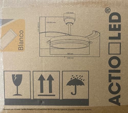 Miniatura 4 de Ventilador Techo Led App Movil Facil Montaje Techo Dc Led Atenuable Retractil 4 Aspas - Opción Sin Pitido, Temporizador, Invierno Verano, 3 Tonos, Modo Brisa, Bajo Consumo Níquel Nuevo Diseño, 107cm
