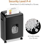 Amazon Basics 8-Sheet Micro-Cut Paper Shredder, CD, and Credit Card Shredder