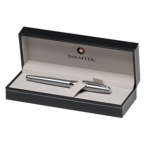 Image of Sheaffer Sagaris Rollerball Pen, Brushed Chrome, Chrome Trim (E1947251)