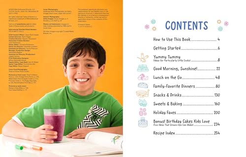 Taste of Home Kids Can Cook!: 171 Easy Recipes Spiral Bound Kids Cookbook with Skill Levels and No Bake Options (Taste of Home Quick & Easy)