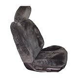 Aegis Cover 901263CHARCOAL Charcoal Luxury Australian Sheepskin Semi Custom Seat Cover, 1 Pack
