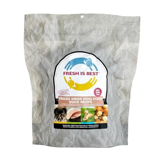 Fresh Is Best Duck Freeze Dried Dog Food – Raw Dog Food Toppers for Puppies & Adult Canines – High-Protein Freeze Dried Duck in Resealable Zipper Bag – Made in the USA – 8 oz
