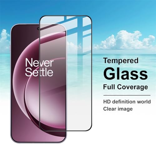 Image of FabeKee ZARALA UV Tempered Glass Screen Protector Compatible for OnePlus 15R | Front And Back Screen Guard With camera lens protector (Combo)