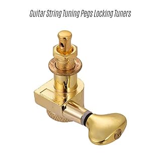 Boutons,HUIOP Mécaniques pour guitare 6 pièces Boutons Cordes Tuning Peg Mécaniques de verrouillage pour guitares électriques acoustiques 3L3R avec vis de montage et embouts en or,cheville de guitare - Les Beatles, Paul McCartney, John Lennon, RIngo Starr, George Harrison Boutons,HUIOP Mécaniques pour guitare 6 pièces Boutons Cordes Tuning Peg Mécaniques de verrouillage pour guitares électriques acoustiques 3L3R avec vis de montage et embouts en or,cheville de guitare – Image 5