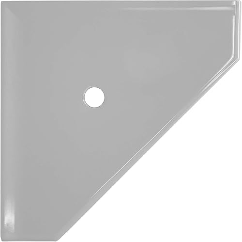 Questech Décor - Estante esquinero para ducha, estante esquinero montado en la pared, estante de reacondicionamiento para paredes de ducha con