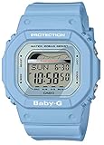 [page_title]-BABY-G Damen Digital Quarz Uhr mit Harz Armband BLX-560-2ER, Blau