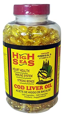 High Seas Cod Liver Oil Capsules 500 Capsules Buy Online In Antigua And Barbuda At Antigua Desertcart Com Productid 17794026