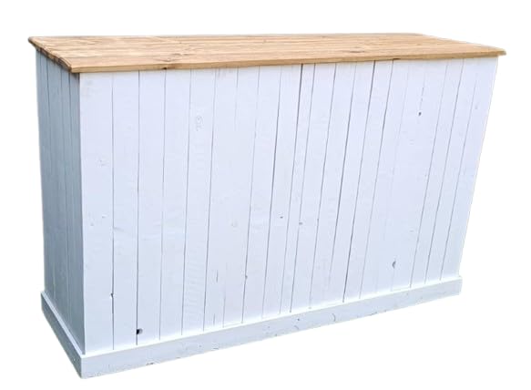 Barra de Bar para Jardin, Mesa de palets para Jardin, MiniBar Jardin (115 x 100 x 50)