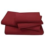 1500 Thread Count Queen Size 4pcs Bed Sheet Set Egyptian Comfort Deep Pocked Burgundy